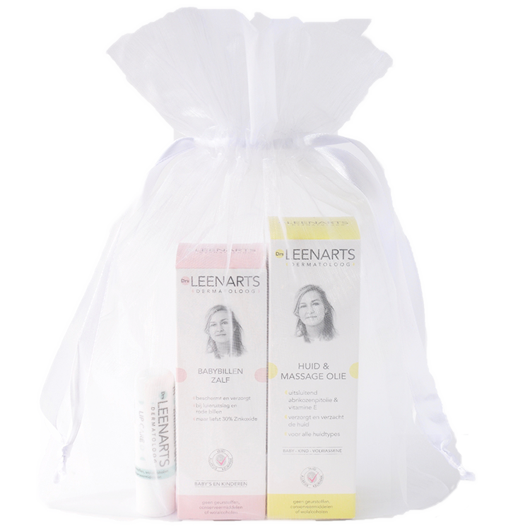 Drs Leenarts Dermatoloog cadeaupakket verwen set voor aanstaande moeder product
