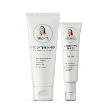Packshot van Drs Leenarts Daily essentials facecare set.