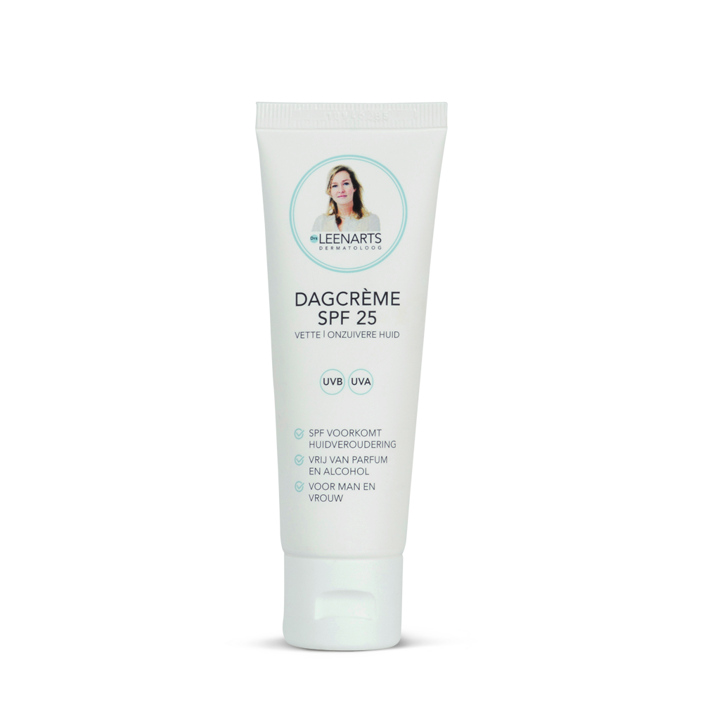 Dagcrème SPF25 vette | onzuivere huid | Drs Leenarts | afbeelding