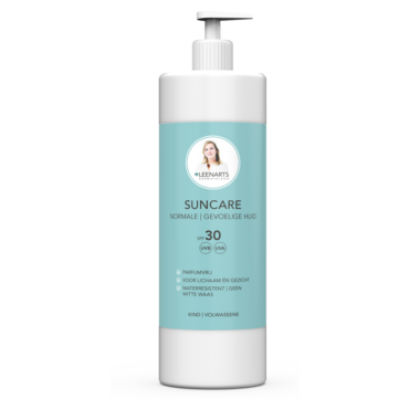 Suncare SPF30 in een handige 1-liter fles