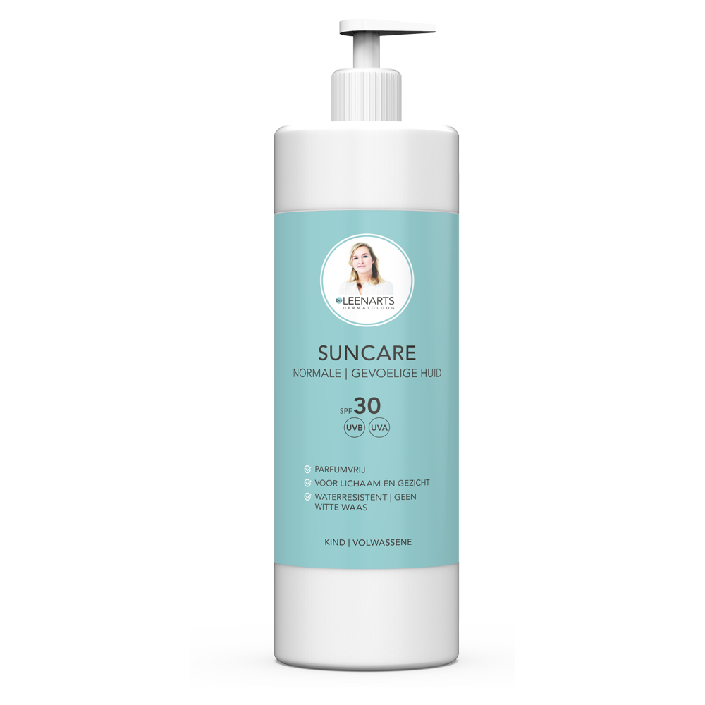 Suncare SPF30 in een handige 1-liter fles